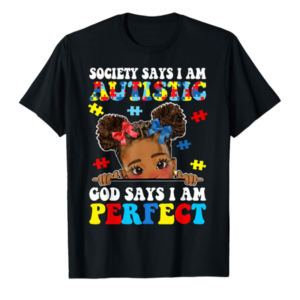 Afro Girl Designer T-Shirt